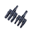 1Q. T-Type 3 to 1 MC4 Connector 2.5/4.0/6.0mm